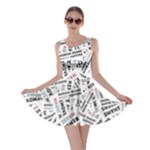 Embrace The Magic Inspirational Phrase Pattern Skater Dress