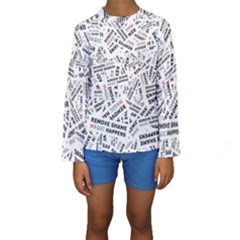 Kids  Long Sleeve Swimwear 