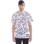 Embrace The Magic Inspirational Phrase Pattern Men s Sport Mesh T-Shirt