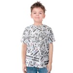 Embrace The Magic Inspirational Phrase Pattern Kids  Cotton T-Shirt