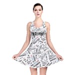 Embrace The Magic Inspirational Phrase Pattern Reversible Skater Dress