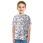 Embrace The Magic Inspirational Phrase Pattern Kids  Sport Mesh T-Shirt