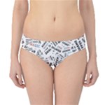 Embrace The Magic Inspirational Phrase Pattern Hipster Bikini Bottoms