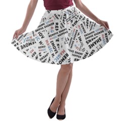 A-line Skater Skirt 