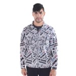 Embrace The Magic Inspirational Phrase Pattern Men s Windbreaker