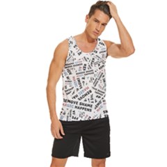 Men s Wide Collar Tank Top 