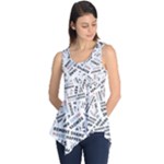 Embrace The Magic Inspirational Phrase Pattern Sleeveless Tunic