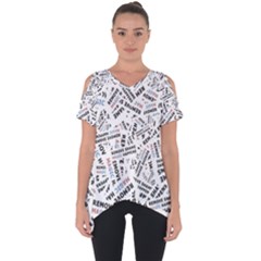 Cut Out Side Drop T-Shirt 