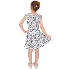 Kids  Short Sleeve Dress 