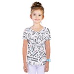 Embrace The Magic Inspirational Phrase Pattern Kids  One Piece T-Shirt