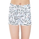 Embrace The Magic Inspirational Phrase Pattern Kids  Sports Shorts