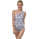 Embrace The Magic Inspirational Phrase Pattern To One Side Swimsuit