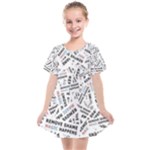 Embrace The Magic Inspirational Phrase Pattern Kids  Smock Dress