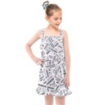 Embrace The Magic Inspirational Phrase Pattern Kids  Overall Dress