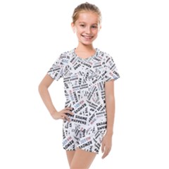 Kids  Mesh T-Shirt and Shorts Set 