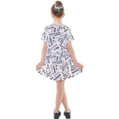 Kids  Short Sleeve Shirt Dress 