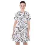 Embrace The Magic Inspirational Phrase Pattern Sailor Dress