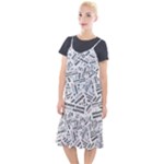 Embrace The Magic Inspirational Phrase Pattern Camis Fishtail Dress