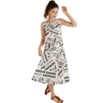 Embrace The Magic Inspirational Phrase Pattern Summer Maxi Dress