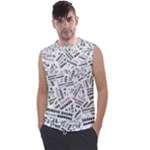 Embrace The Magic Inspirational Phrase Pattern Men s Regular Tank Top