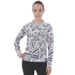 Embrace The Magic Inspirational Phrase Pattern Women s Pique Long Sleeve T-Shirt