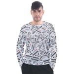 Embrace The Magic Inspirational Phrase Pattern Men s Long Sleeve Raglan T-Shirt