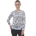 Embrace The Magic Inspirational Phrase Pattern Women s Long Sleeve Raglan T-Shirt