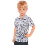 Embrace The Magic Inspirational Phrase Pattern Kids  Polo T-Shirt