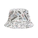 Embrace The Magic Inspirational Phrase Pattern Inside Out Bucket Hat