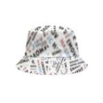 Embrace The Magic Inspirational Phrase Pattern Inside Out Bucket Hat (Kids)