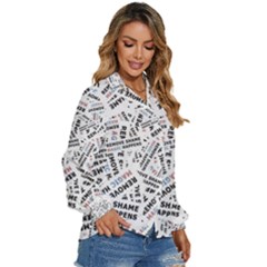 Women s Long Sleeve Button Up Shirt 