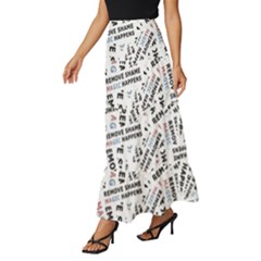 Tiered Ruffle Maxi Skirt 