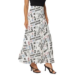 Tiered Ruffle Maxi Skirt 