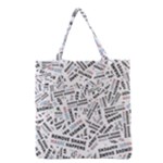 Embrace The Magic Inspirational Phrase Pattern Grocery Tote Bag