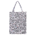 Embrace The Magic Inspirational Phrase Pattern Classic Tote Bag