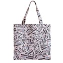 Zipper Grocery Tote Bag 