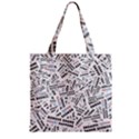 Zipper Grocery Tote Bag 