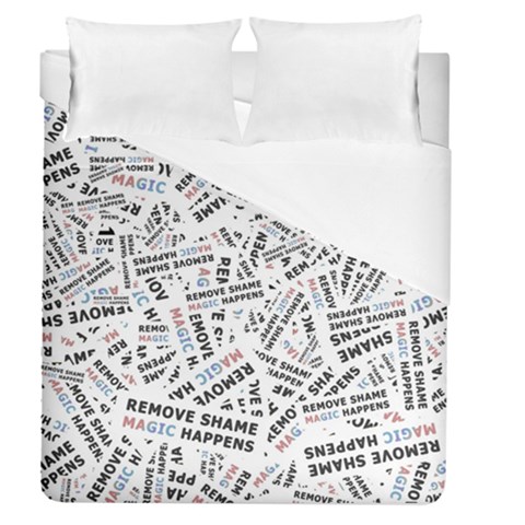 Embrace The Magic Inspirational Phrase Pattern Duvet Cover (Queen Size) from ArtsNow.com