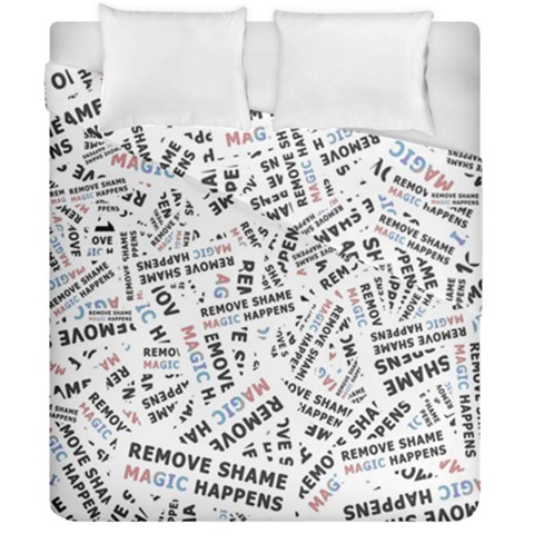 Embrace The Magic Inspirational Phrase Pattern Duvet Cover Double Side (California King Size) from ArtsNow.com