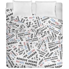 Embrace The Magic Inspirational Phrase Pattern Duvet Cover Double Side (California King Size) from ArtsNow.com