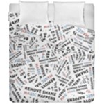 Embrace The Magic Inspirational Phrase Pattern Duvet Cover Double Side (California King Size)