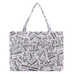 Embrace The Magic Inspirational Phrase Pattern Medium Tote Bag