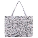 Zipper Medium Tote Bag Front