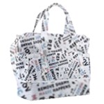 Embrace The Magic Inspirational Phrase Pattern Sports Shoulder Bag with Shoes Compartment