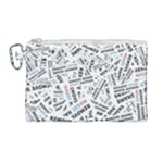 Embrace The Magic Inspirational Phrase Pattern Canvas Cosmetic Bag (Large)