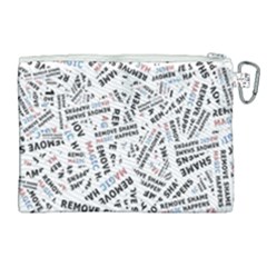 Canvas Cosmetic Bag (XL) 