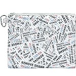 Embrace The Magic Inspirational Phrase Pattern Canvas Cosmetic Bag (XXXL)