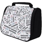 Embrace The Magic Inspirational Phrase Pattern Full Print Travel Pouch (Big)