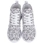 Embrace The Magic Inspirational Phrase Pattern Women s Lightweight High Top Sneakers