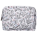 Embrace The Magic Inspirational Phrase Pattern Make Up Pouch (Medium)